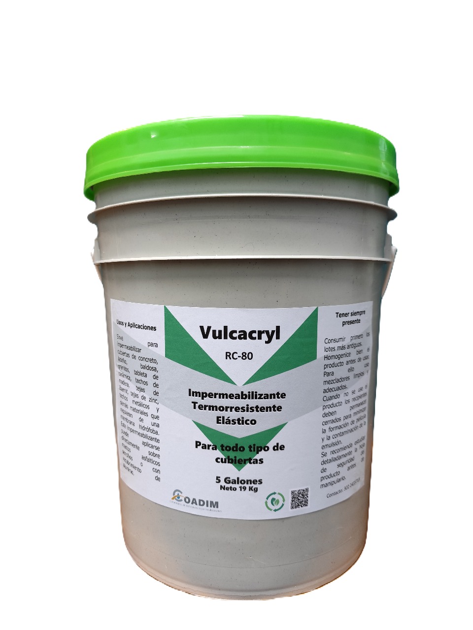 Aplicación de Vulcacryl RC-80